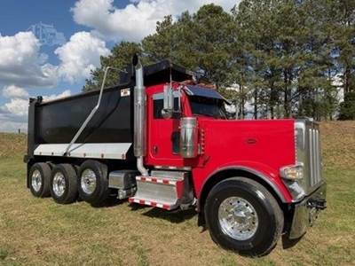Peterbilt 389 Tri Axle Dump Truck - Cummins 500HP, 18 Speed Ultrashift Automatic, 16' Dump