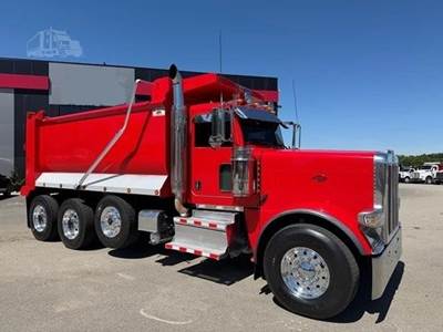 Peterbilt 389 Tri Axle Dump Truck - Cummins 500HP, 18 Speed Ultrashift Automatic, 16' Dump