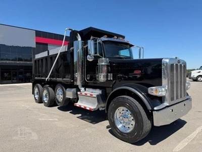 Peterbilt 389 Tri Axle Dump Truck - Paccar 510HP, 6 Speed Allison Rds Automatic, 16' Dump