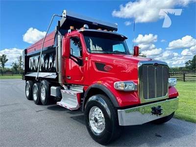 Peterbilt 567 Tri Axle Dump Truck - Paccar 455HP, 10 Speed Ultrashift Plus Amt, 16' Dump