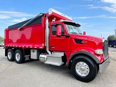 Peterbilt 567 Dump Truck - Paccar 510HP, 18 Speed Automatic
