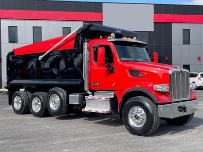 Peterbilt 567 Tri Axle Dump Truck - Paccar 455HP, 10 Speed Ultrashift Plus Amt, 16' Dump
