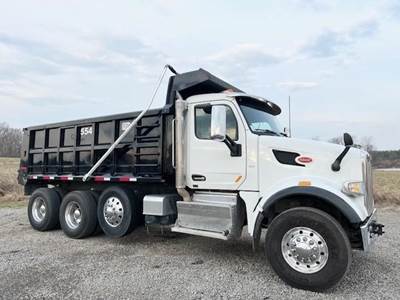 Peterbilt 567 Tri Axle Dump Truck - Paccar 430HP, 6 Speed Allison Rds Automatic
