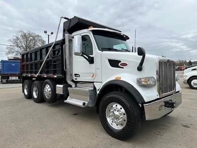 Peterbilt 567 Tri Axle Dump Truck - Paccar 430HP, 6 Speed Allison Rds Automatic