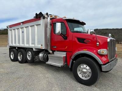 Peterbilt 567 Tri Axle Dump Truck - Paccar 455HP, 13 Speed Ultrashift Automatic