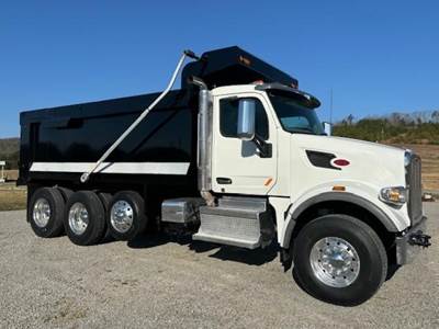 Peterbilt 567 Tri Axle Dump Truck - Paccar 455HP, 6 Speed Allison Rds Automatic, 17' Dump