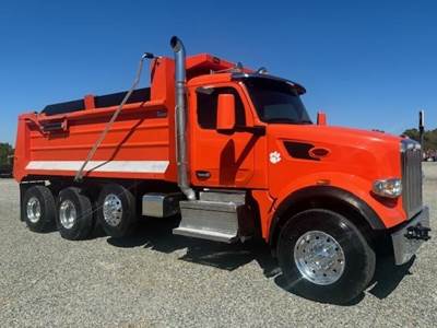 Peterbilt 567 Tri Axle Dump Truck - Cummins 500HP, 6 Speed Automatic