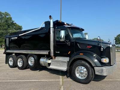 Peterbilt 567 Tri Axle Dump Truck - Paccar 510HP, 13 Speed Manual