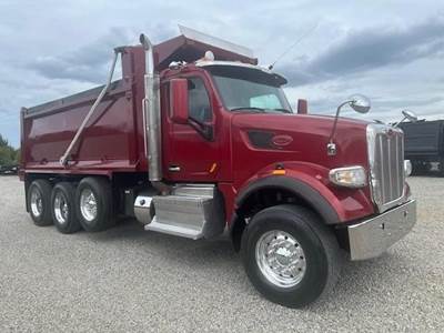 Peterbilt 567 Tri Axle Dump Truck - Cummins 500HP, 8Ll Manual