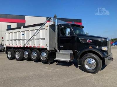 Peterbilt 567 Five Axle Dump Truck - Cummins 500HP, 6 Speed Allison Rds Automatic, 20.5' Dump