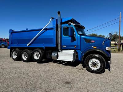Peterbilt 567 Tri Axle Dump Truck - Cummins 500HP, 8Ll Manual