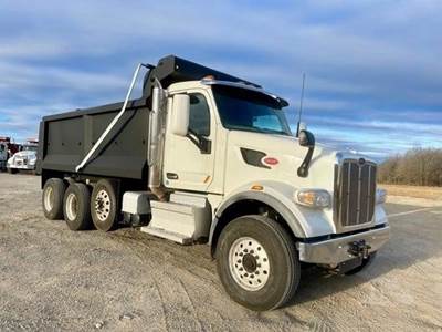 Peterbilt 567 Tri Axle Dump Truck - Paccar 430HP, 6 Speed Allison Rds Automatic, 17' Dump