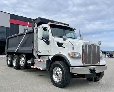 Peterbilt 567 Tri Axle Dump Truck - Paccar 430HP, 6 Speed Allison Rds Automatic, 17' Dump