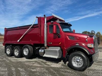 Peterbilt 567 Tri Axle Dump Truck - Cummins 500HP, 8Ll Manual
