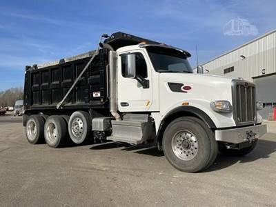 Peterbilt 567 Tri Axle Dump Truck - Cummins 500HP, 6 Speed Allison Rds Automatic, 16' Dump