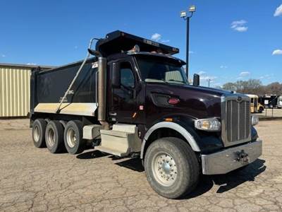Peterbilt 567 Tri Axle Dump Truck - Cummins 500HP, 6 Speed Allison Rds Automatic, 16' Dump