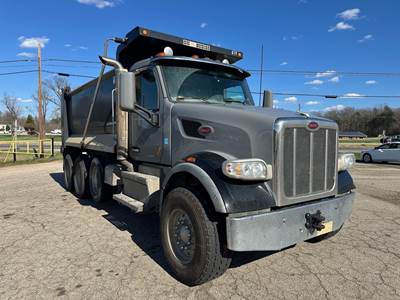 Peterbilt 567 Tri Axle Dump Truck - Cummins 500HP, 6 Speed Allison Rds Automatic, 16' Dump