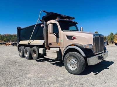 Peterbilt 567 Tri Axle Dump Truck - Cummins 500HP, 6 Speed Allison Rds Automatic, 16' Dump