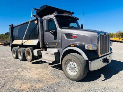 Peterbilt 567 Tri Axle Dump Truck - Cummins 500HP, 6 Speed Allison Rds Automatic, 16' Dump