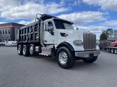 Peterbilt 567 Tri Axle Dump Truck - Cummins 500HP, 6 Speed Allison Rds Automatic, 16' Dump
