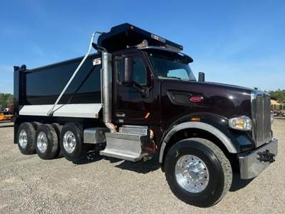 Peterbilt 567 Tri Axle Dump Truck - Cummins 500HP, 6 Speed Allison Rds Automatic, 16' Dump