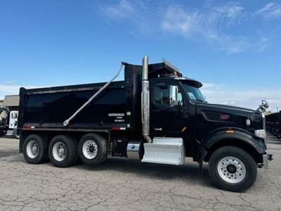 Peterbilt 567 Tri Axle Dump Truck - Cummins 500HP, 8Ll Manual