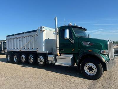 Peterbilt 567 Five Axle Dump Truck - Paccar 455HP, 6 Speed Allison Rds Automatic