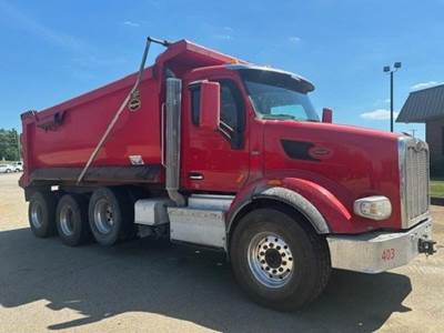 Peterbilt 567 Tri Axle Dump Truck - Paccar 455HP, 10 Speed Ultrashift Amt, 16' Dump