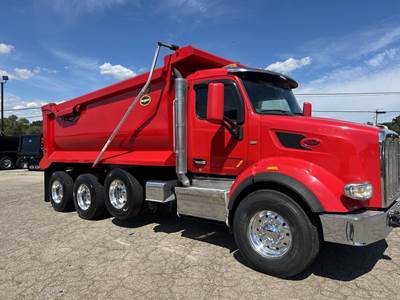 Peterbilt 567 Tri Axle Dump Truck - Paccar 455HP, 10 Speed Ultrashift Amt, 16' Dump