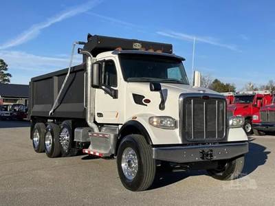 Peterbilt 567 Tri Axle Dump Truck - Paccar 430HP, 6 Speed Allison Rds Automatic, 17' Dump