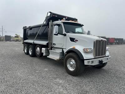 Peterbilt 567 Tri Axle Dump Truck - Cummins 500HP, 6 Speed Allison Rds Automatic, 17' Dump