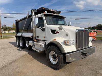 Peterbilt 567 Tri Axle Dump Truck - Cummins 500HP, 6 Speed Allison Rds Automatic, 16' Dump