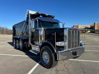 Peterbilt 589 Tri Axle Dump Truck - Paccar 510HP, 18 Speed Manual, 17' Dump