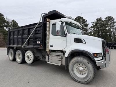 Volvo VHD64F300 Tri Axle Dump Truck - D13 435HP, 13 Speed I Shift With Crawler Gears Amt, 16' Dump