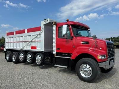 Volvo VHD64F300 Five Axle Dump Truck - D13 500HP, 12 Speed I Shift Automatic, 20.5' Dump
