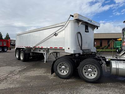 Trailstar 28 ft End Dump Trailer - Tandem Axle, Aluminum, Air Ride