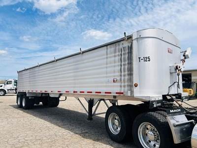 Travis WAVE 39 ft End Dump Trailer - Tandem Axle, Aluminum, Air Ride