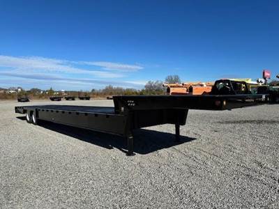 Trail King TK70HT-482 38x102 Tandem Axle Steel Equipment Transport Trailer - Air Ride, Fixed Axle