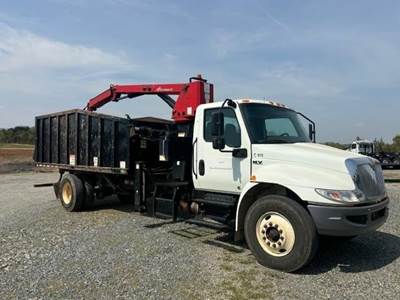 International MV Grapple Truck - Cummins, 280HP, 6 Speed Allison Rds Automatic