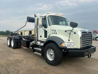 Mack Granite 64BR Roll Off Truck - MP8, 425HP, 6 Speed Allison Rds Automatic