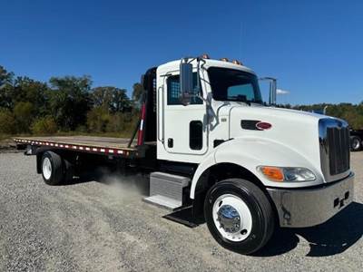 Peterbilt 337 Single Axle Rollback Tow Truck - Paccar, 280HP, 6 Speed Allison Rds Automatic