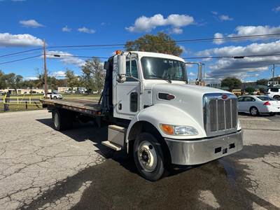 Peterbilt 337 Single Axle Rollback Tow Truck - Paccar, 280HP, 6 Speed Allison Rds Automatic
