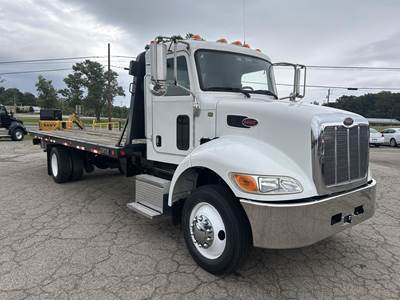 Peterbilt 337 Single Axle Rollback Tow Truck - Paccar, 280HP, 6 Speed Allison Rds Automatic