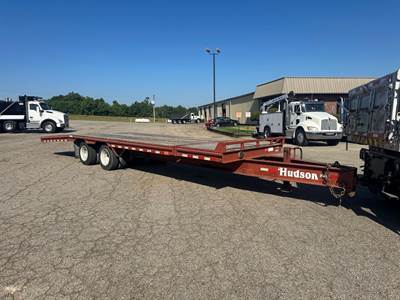 Hudson 28x96 Tandem Axle Steel Tag Trailer - Spring