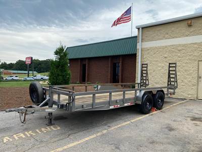 PULL DO 20x83 Tandem Axle Steel Tag Trailer - Fixed Axle