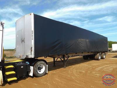 Benson 53x102 Tandem Axle Aluminum Curtain Side Trailer - Air Ride, Sliding Spread Axle