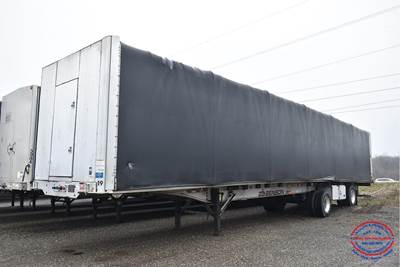 Benson 53x102 Tandem Axle Aluminum Curtain Side Trailer - Air Ride, Fixed Spread Axle