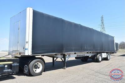 Benson 53x102 Tandem Axle Aluminum Curtain Side Trailer - Air Ride, Fixed Spread Axle
