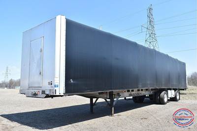 Benson 53x102 Tandem Axle Aluminum Curtain Side Trailer - Air Ride, Fixed Spread Axle