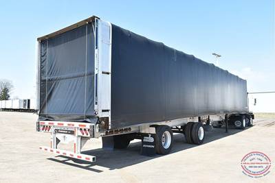 Benson 53x102 Tandem Axle Aluminum Curtain Side Trailer - Air Ride, Fixed Spread Axle